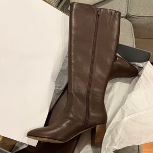 LOFT Chocolate Heeled Boots